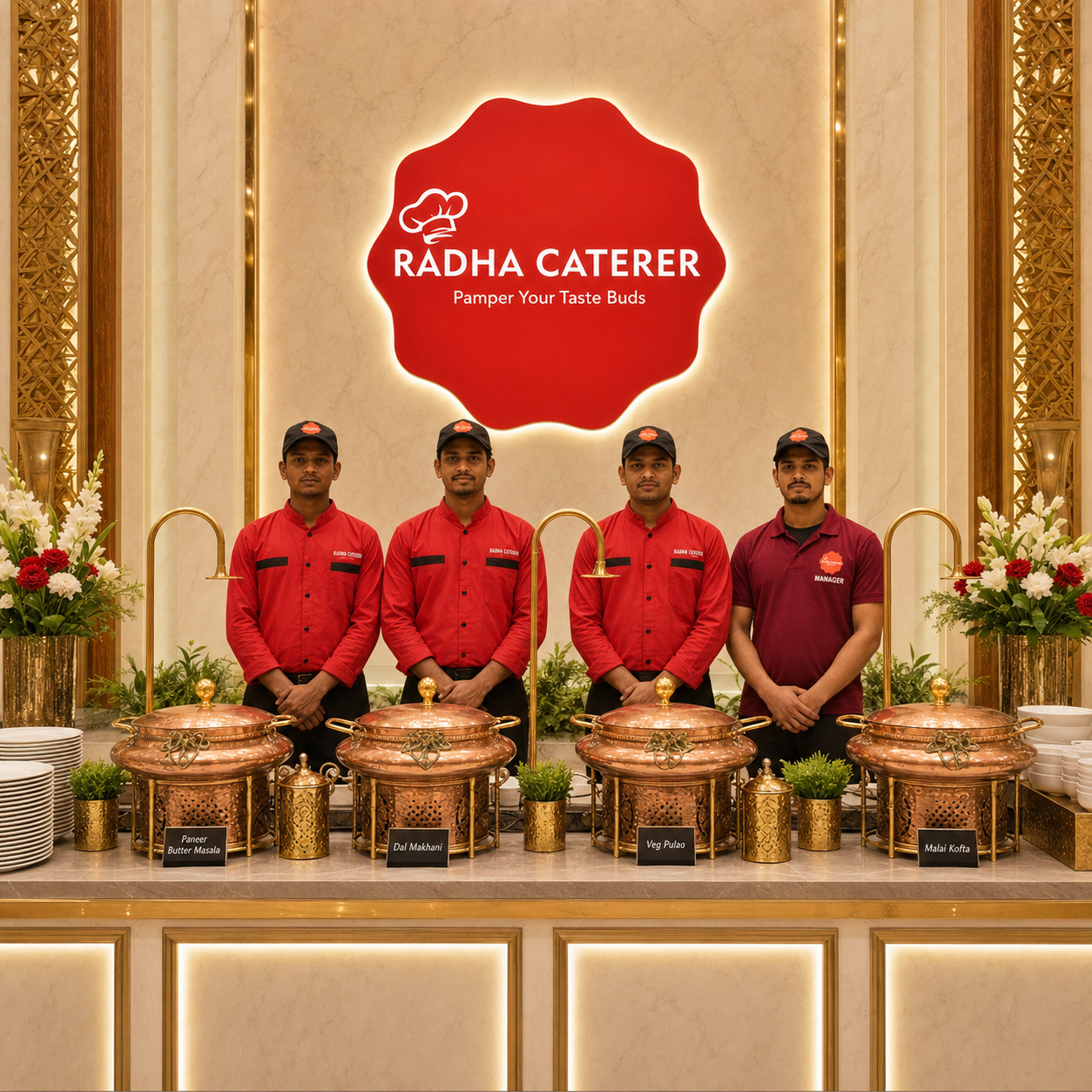 Professional Pure Veg Catering Services in Mumbai Navi Mumbai and Thane by Radha Caterer - Your Family Caterer