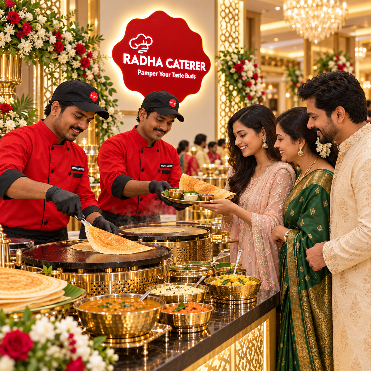 Pure vegetarian catering services by Radha Caterer in Mumbai Thane and Navi Mumbai