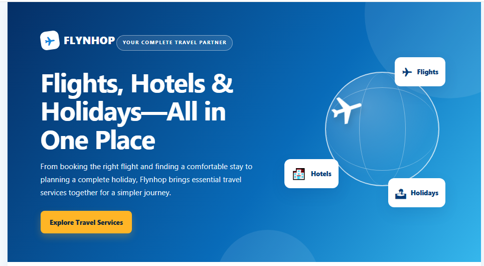 Flynhop flights, hotels and holiday packages